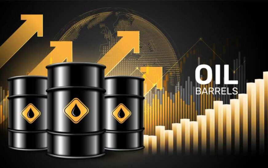 Global crude oil prices surge sharply