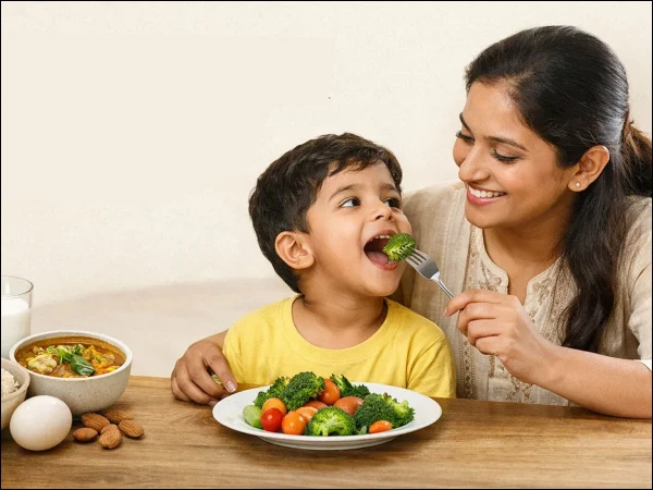 What should children aged 1 to 3 eat for healthy growth?