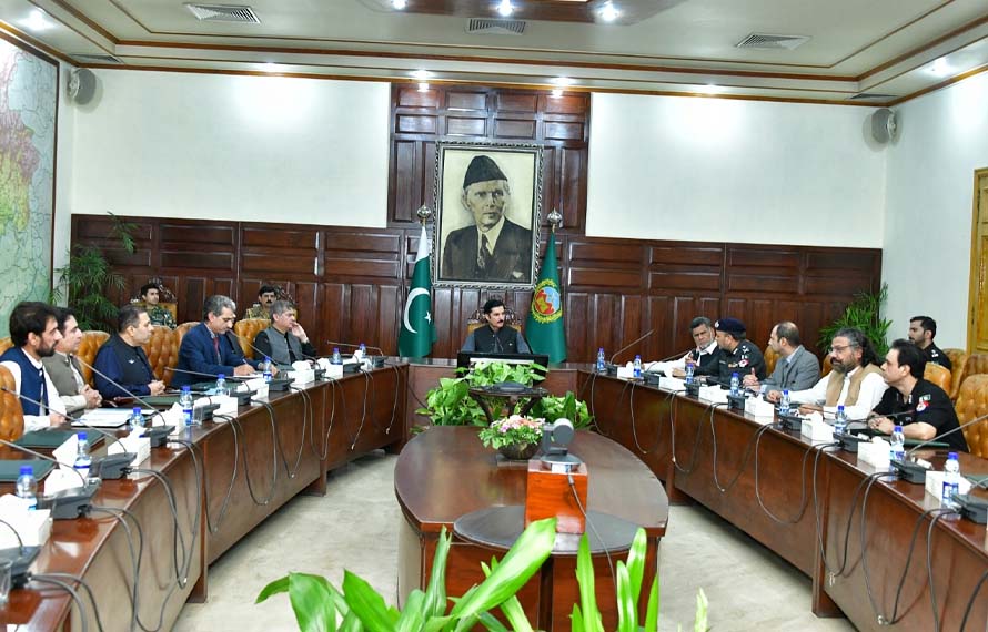 KP Governor chairs high-level security meeting, key decisions taken